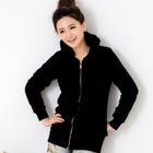 prischu essentials - Pompom Detail Fleece Jacket