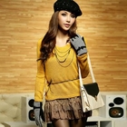 JK2 - Lace-Hem Knit Tunic
