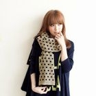 Tokyo Fashion - Two-Tone Polka Dot Scarf