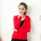 eFashion - V-Neck Buttoned Cardigan