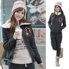 CLICK - Set: Brushed Fleece Hoodie + Brushed Fleece Harem Sweatpants