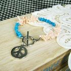 MyLittleThing - Peace Sign Stone Bracelet