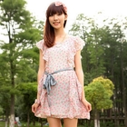 Ando Store - Ruffled Printed Dress