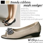 Wifky - Bow-Accent Perforated Flats