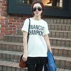 BBon-J - Short-Sleeve Printed Knit Top