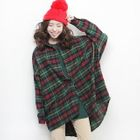 Beccgirl - Oversized Flannel Plaid Shirt