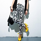 CICI-SHOP - Patterned Skinny Pants