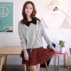 CLICK - Collar-Accent Pullover
