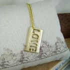 MyLittleThing - Gold LOVE Letter Necklace