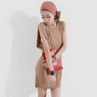 1313 - Pleated Knit Dress