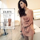 PUFFY - Drape Front Sleeveless Chiffon Top