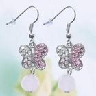 Miss Girl - Rhinestone Butterfly Earrings