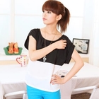 ZOO - Chiffon-Panel Zip-Back Top