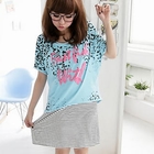 OrangeBear - Set: Leopard Print T-Shirt + Tank Top