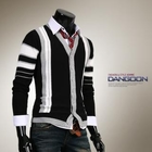 DANGOON - Stripe-Detail Knit Cardigan