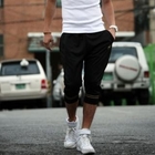 VINTAGE BROTHERS - Contrast-Trim Cropped Sweatpants