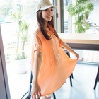 Ni-kiyo - Loose-Fit Chiffon Blouse