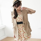 BAIMM - Tab-Sleeve Drawstring-Waist Jacket