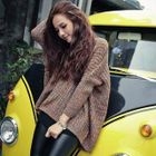 D.P-Shop - Loose-Fit Drop-Shoulder Knit Top