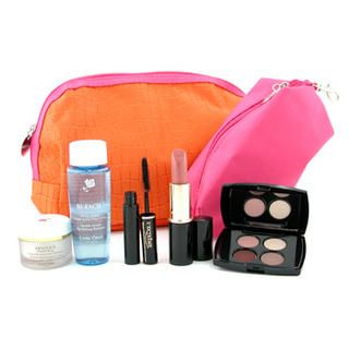 Travel Set: Bi Facil 50ml + Absolue Crm 15g + L'Extreme Mascara + Le Rouge Absolu + Color Design E/S + Bags Travel Set: Bi Facil 50ml + Absolue Crm 15g + L'Extreme Mascara + Le Rouge Absolu + Color Design E/S + Bags