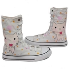 Maner - High-Top Painted Sneakers