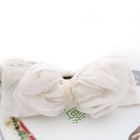 Fit-to-Kill - Sparkle lace and chiffon bow hair pin -white