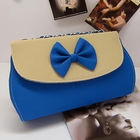 19th Street - Bow-Accent Two-Tone Handbag