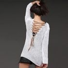 Nabi - Lace-Up Back Knit Top