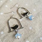 MyLittleThing - Silver Bird Cage Earrings