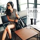 PUFFY - Asymmetric Hem Print T-Shirt Dress