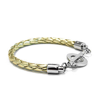 Leather Toggle Bracelet