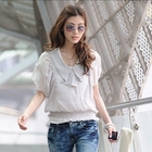 PUFFY - V-Neck Chiffon Top