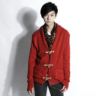 Shawl Collar Toggle Cardigan Shawl Collar Toggle Cardigan