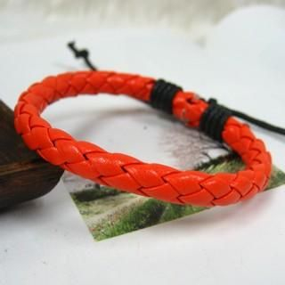 Faux-Leather Braided Bands