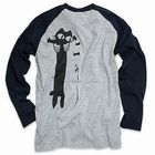 SCOPY - Crewneck Long Sleeve Tee - 'LOVE CAT'
