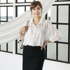TIARA - Shirred Blouse
