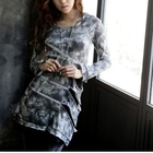 Alicegohome  - Cutout Dyed Top