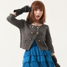 JK2 - Double-Breasted Knit Cardigan