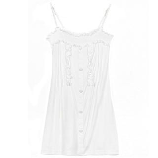 Button-Detail Ruffle Tank Top Button-Detail Ruffle Tank Top