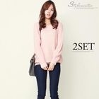 Stylementor - Set: Sweater + Elastic-Waist Jeans