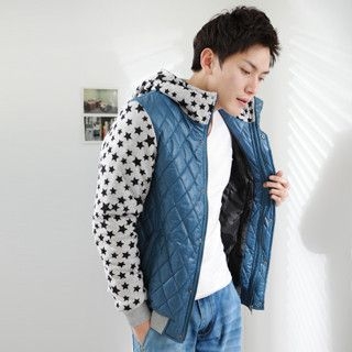 Star-Print Quilted Jacket Star-Print Quilted Jacket