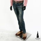 Purplow - Washed Straight-Leg Jeans