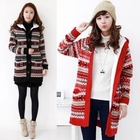 Stylementor - Fleece-Lined Knit Coat