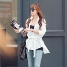 REDOPIN - Tie-Waist A-Line Shirt
