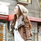 GUSET - Pompom-Accent Knit Beanie