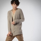 deepstyle - Zipup Knit Cardigan