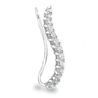 MaBelle - 18K White Gold Diamond Single Earring