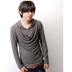 SeventyAge - Drape-Front Hooded Top