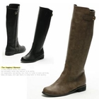 MODELSIS - Faux-Leather Knee-High Boots