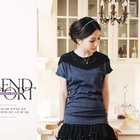 Melissa - Lace-Panel Stripe Top